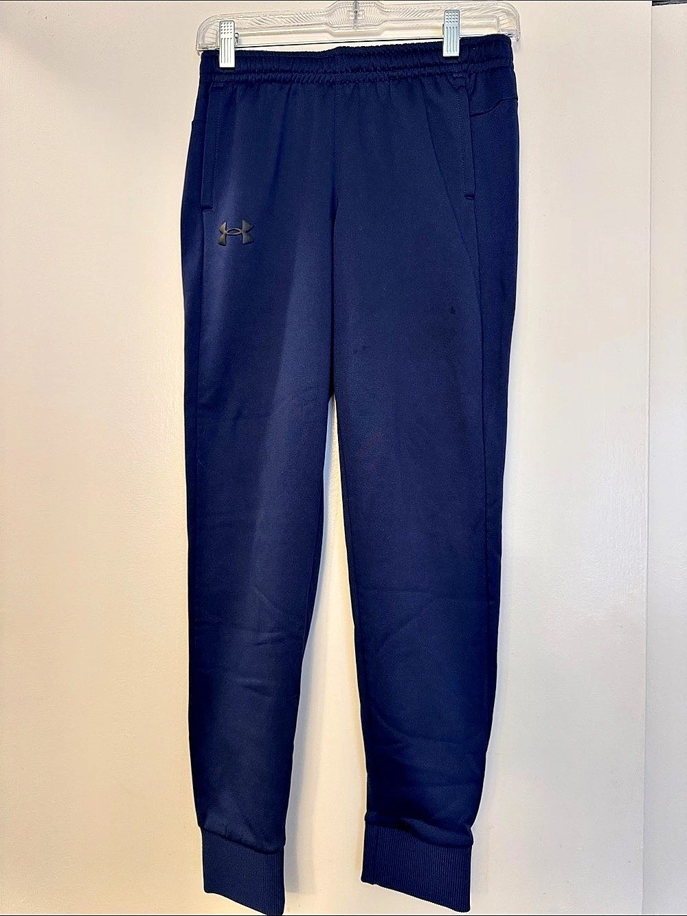 Under Armour Boys Rival Fleece Joggers Blue Youth Large